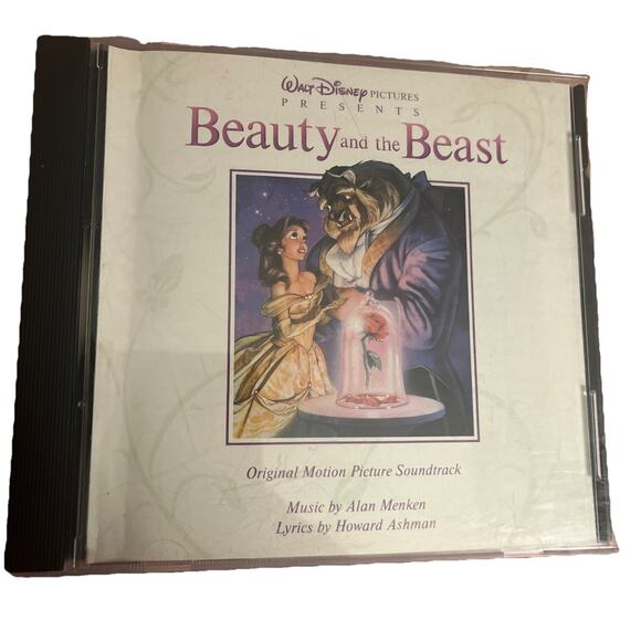 Walt Disney Beauty And The Beast CD Original Motion Picture Soundtrack Musical - Picture 1 of 5